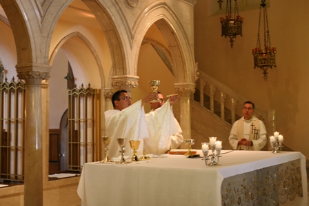 Fr. Isaiah Mary Molano's First Mass at Corpus Christi Monastery, Menlo Park, CA